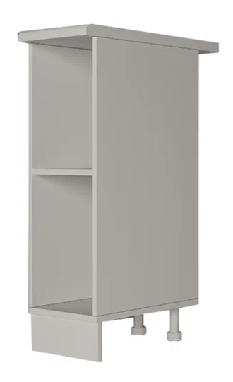 Кухонная тумба Н 20, Серый/Белый в Вологде - изображение 1