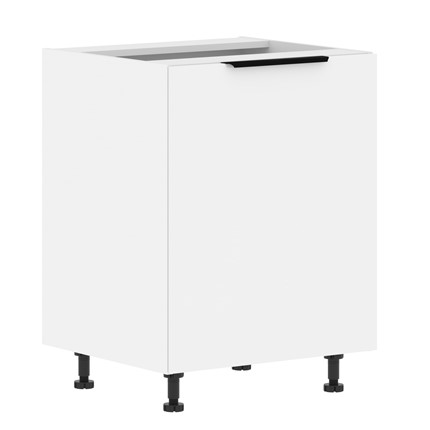 Тумба кухонная напольная IBIZA Белый MOP 6082.1P (600х560х820) в Вологде - изображение
