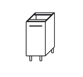 Кухонная тумба Мыло,для посудомоечной машины 820*600*525 мм, СПМ 600 в Вологде - предосмотр