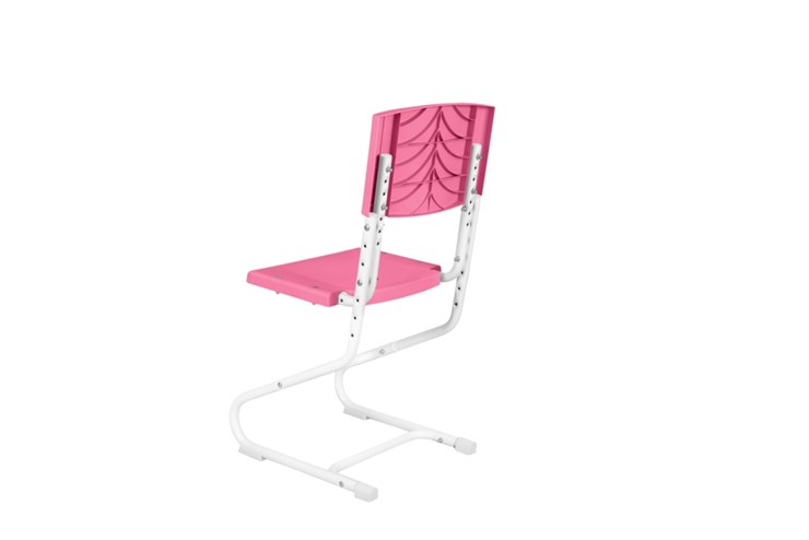 Регулируемый детский стул СУТ.02 Пластик (рост от 115 см), Розовый в Вологде - изображение 3