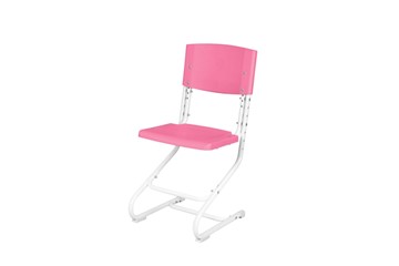 Регулируемый детский стул СУТ.01 Пластик (рост от 130 см), Розовый в Вологде - предосмотр