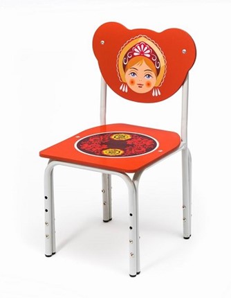 Детский растущий стул Матрешка (Кузя-МТ(1-3)КрСр) в Вологде - изображение