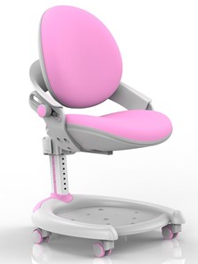 Детское растущее кресло Mealux ZMAX-15 Plus, Y-710 PN, белый металл, обивка розовая однотонная в Вологде - предосмотр