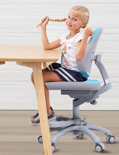 Кресло детское Holto-4F голубое в Вологде - изображение 8