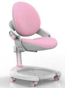 Кресло Mealux ZMAX-15 Plus, Y-710 PN Light, белый металл, обивка светло-розовая однотонная в Вологде