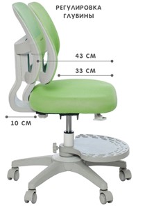 Растущее кресло Holto-22 зеленое в Вологде - предосмотр 3