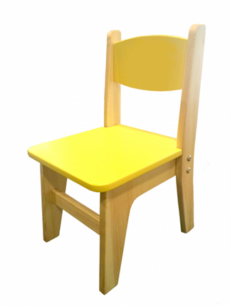 Детский стул Вуди желтый (H 300) в Вологде - изображение