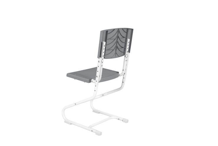 Регулируемый детский стул СУТ.02 Пластик (рост от 115 см), Серый в Вологде - изображение 2