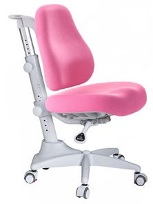 Растущее кресло Mealux Match (Y-528) KP / Grey base, розовое в Вологде - предосмотр