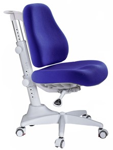 Растущее кресло Mealux Match (Y-528) SB / Grey base, синее в Вологде - предосмотр
