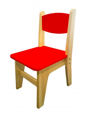 Детский стульчик Вуди красный (H 300) в Вологде - изображение