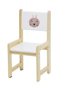 Комплект детской мебели Polini kids Eco 400 SM, Лесная сказка, 68х55 см белый-натуральный в Вологде - предосмотр 6