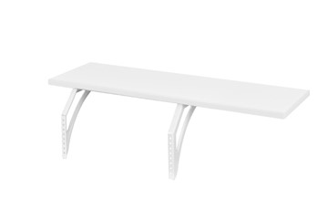 Растущий стол 1/75-40 (СУТ.25) + Polka_z 1/600 (2 шт.) + Polka_b 1/550 (2 шт.) белый/серый/серый в Вологде - предосмотр 1
