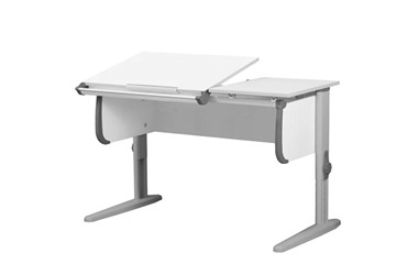 Детский стол-трансформер 1/75-40 (СУТ.25) белый/серый/серый в Вологде