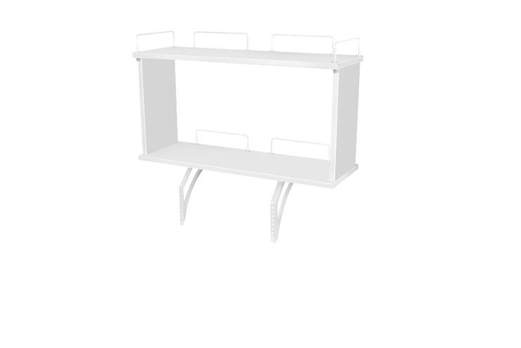 Детский стол-трансформер 1/75 (СУТ.24 + Polka_zz 1/750+  Polka_b 1/750) белый/белый/аквамарин в Вологде - изображение 1