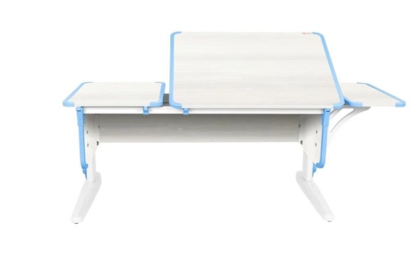 Детский стол-трансформер 4/75-40 (СУТ.42)  + Polka_b 4/550 Рамух белый/белый/ниагара в Вологде - изображение