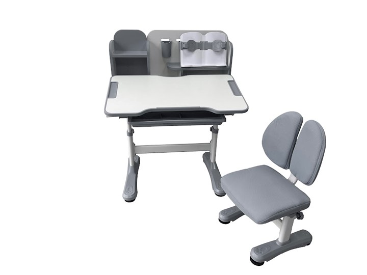 Парта растущая и стул Vivo Grey FUNDESK в Вологде - изображение 3