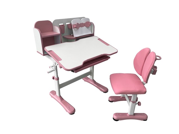 Растущая парта и стул Vivo Pink FUNDESK в Вологде - изображение 5