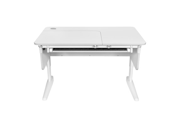 Растущий стол L/70-45 (СУТ 62) с лотком, белый/белый/белый в Вологде - изображение