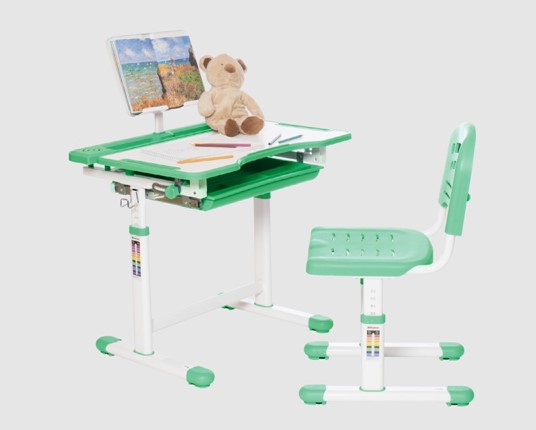 Детский стол-трансформер RIFFORMA SET-17A, зеленый в Вологде - изображение