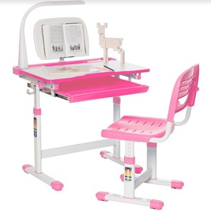 Детский стол-трансформер SET Holto-11 розовый в Вологде - предосмотр
