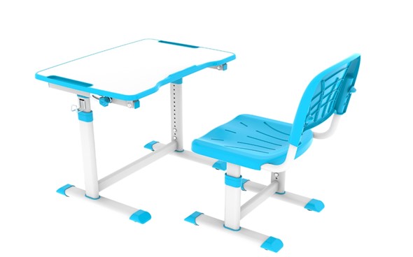 Парта растущая и стул Olea blue в Вологде - изображение