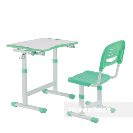 Растущая парта + стул Piccolino II Green в Вологде - изображение