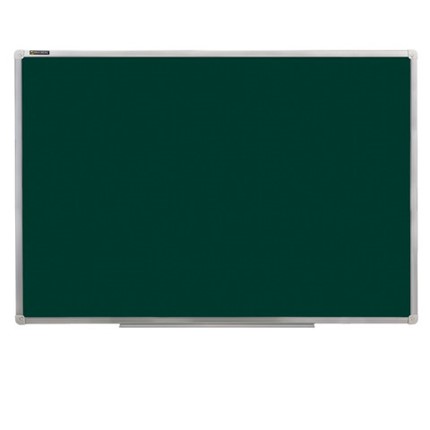 Доска  для мела 90х120 см, зеленая, ГАРАНТИЯ 10 ЛЕТ, РОССИЯ, BRAUBERG, 231706 в Вологде - изображение