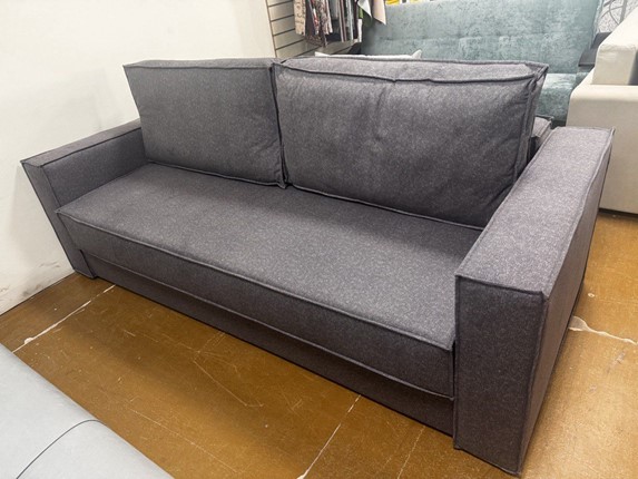 Прямой диван Эдельвейс БД Simple 21 велюр в Вологде - изображение