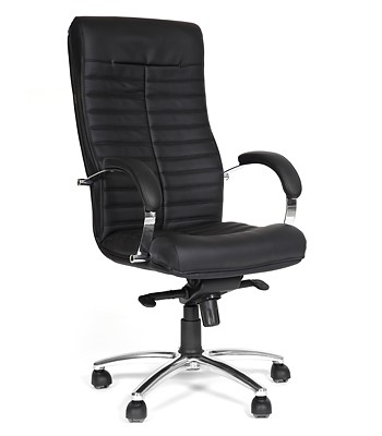 Компьютерное кресло CHAIRMAN 480 Экокожа премиум черная в Вологде - изображение