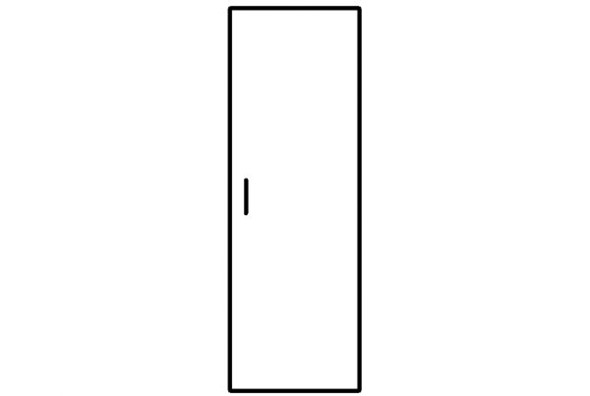 ДГ-1 Дверь гардероба ГБ-1 514х18х1900 мм в Вологде - изображение